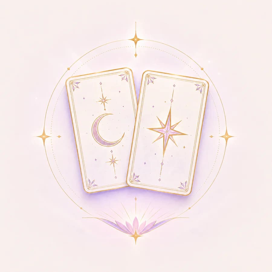 Symbolic tarot illustration for MyGuidancia guidance